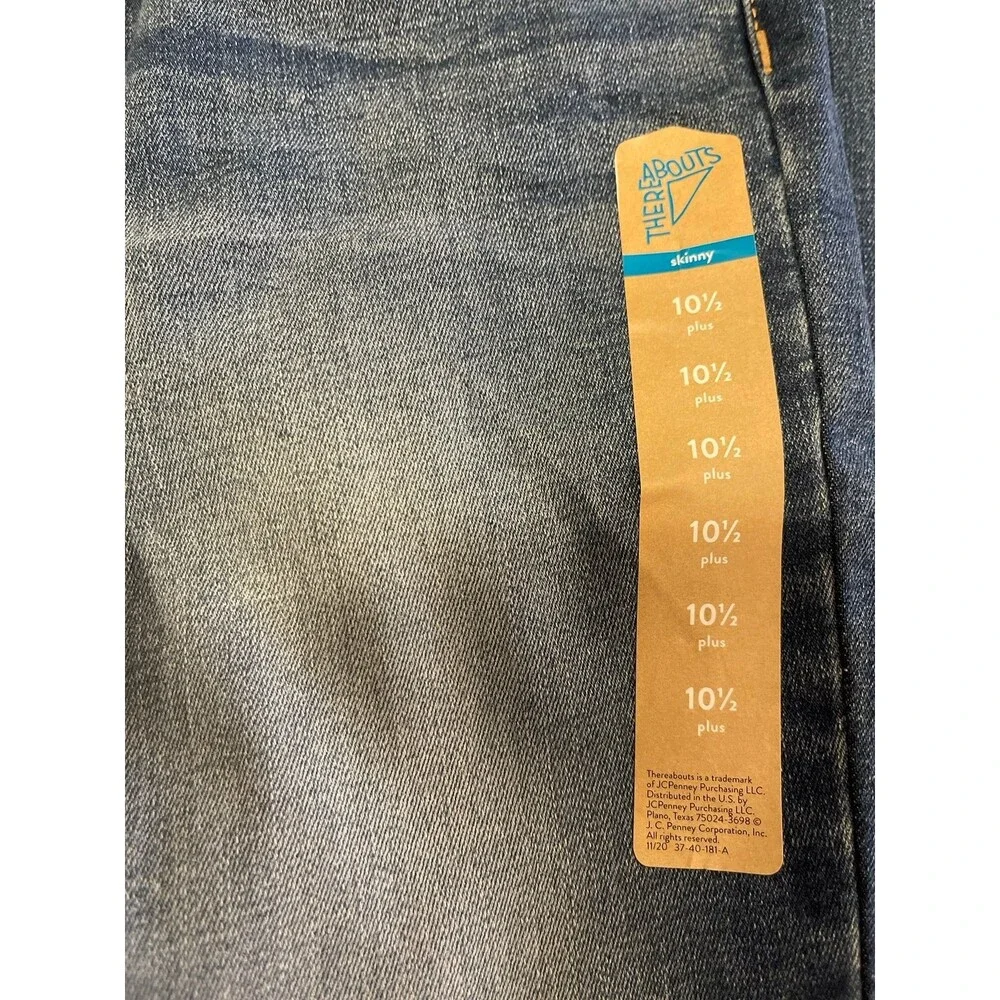 Thereabouts Girls Superflex High Rise Jeans Size 10 1/2 Plus New